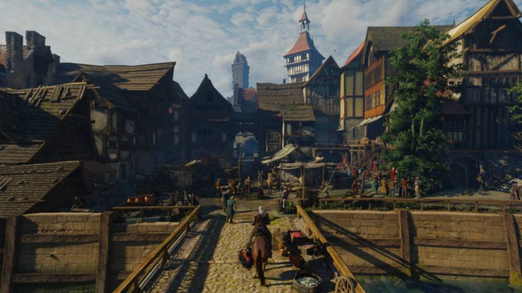 The Witcher 3: Wild Hunt - Remastered - Rolling into town